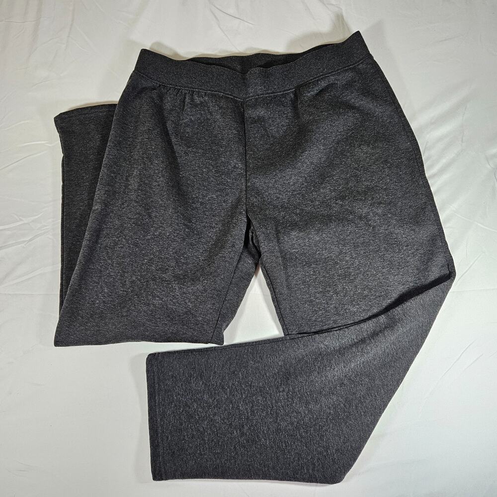 Bobbie Brooks Charcoal Gray Heather Fleece Sweatpants 2X